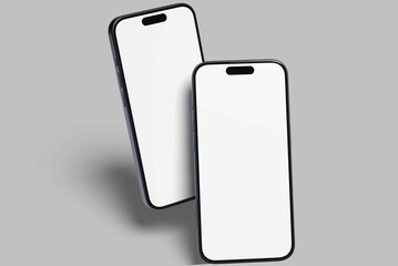 Phone Screen Mockup Your Design Blank