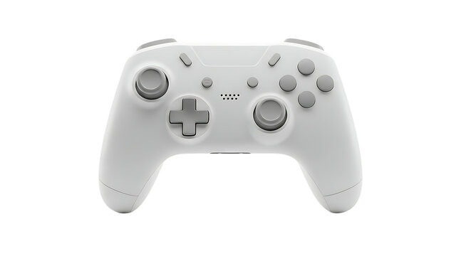 White Wireless Gamepad Controller for Video Game Consoles