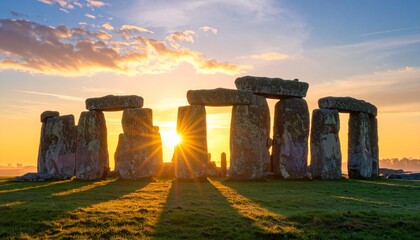 Stonehenge Sunrise Ancient Stones Meet Golden Hour