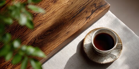 Delicious Coffee Served in a Elegant Cup