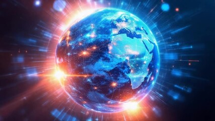 Earth global network - Powered by Adobe