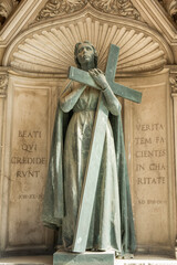 Friedhof, Grabstein, Statue