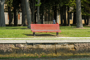 Pause, Bank, Sitzbank