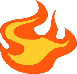  Fire burn flame element