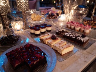Delicious Assorted Desserts at Elegant Event