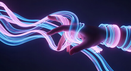 Obraz premium Sculpting with Light