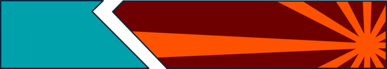 Obraz premium Comic Footer