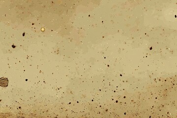 Light beige, textured surface with scattered, dark speckles