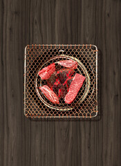 한국음식, 고기구이, 참숯구이, 소고기구이, 한우, 특상품, 굽다, 석쇠구이