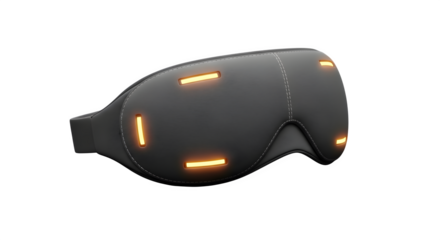 Eye massager isolated on transparent background this innovative device offers a soothing massage experience for tired eyes, promoting relaxation and relieving tension