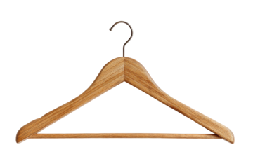 Wooden clothes hanger