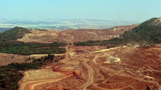 Industrial Workplaces, Earth Mineral Resources, Nickel Mining, Aerial
