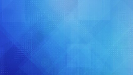 Loopable blue abstract background with floating translucent geometric shapes, modern business presentation backdrop with smooth slow transitions - Powered by Adobe