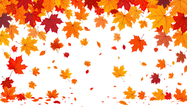 Autumn leaves background