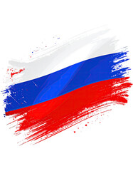 Artistic Russian flag