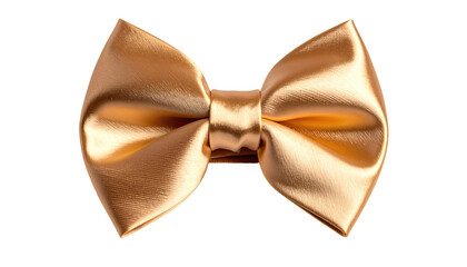 Golden bowtie, smooth satin