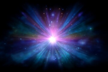 Fototapeta premium Immortal energy bursting in fantasy scene