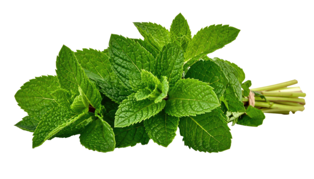 Fresh mint leaves bunch