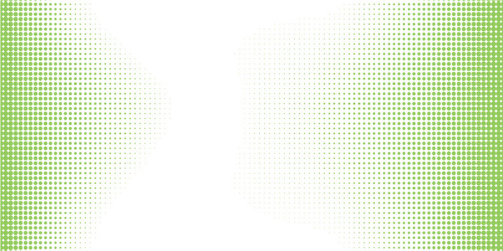 Light Green vector modern geometrical circle abstract background. Retro Dotted texture template.Aesthetic Geometric pattern in halftone style with gradient.Eps 10
