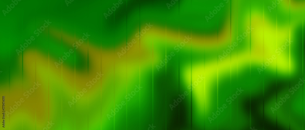 Poster Glassy Liquid Gradient Background | Glass Texture with Vertical Green and Yellow Flowing Patterns for Website Banners and Graphic Design


