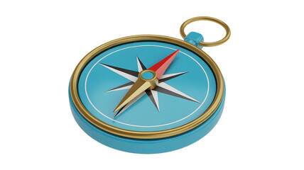 Elegant compass guiding the way, symbolizing travel, exploration, and success.