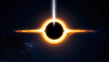 Black hole in space