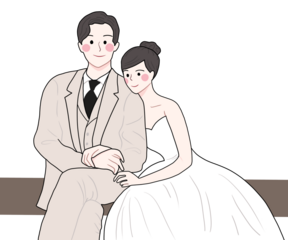 웨딩 일러스트