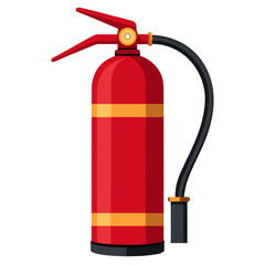 fire extinguisher isolated on white