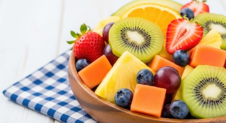 Mixed and assorted fruits