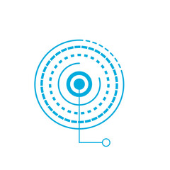 Futuristic Interface Circle