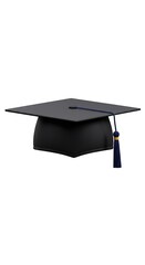 Black Graduation Cap, Academic Headwear, Square Hat