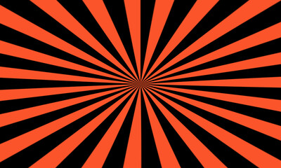 orange sunburst background, orange and black radial burst pattern, hypnotic lines, striking sunburst design for wallpaper, modern visual project on white background