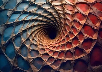 Spiraling Vortex Sculpture