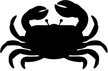 crab on white background vector 