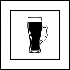 Savor rich dark ale in a tall glass, perfect for cozy evenings or celebrating good times.