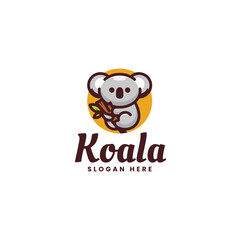 Mascot Modern Koala Logo Design