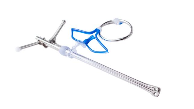 Surgical suction tube, operation theater instrument, (clean modern detail, transparent  isolated background	