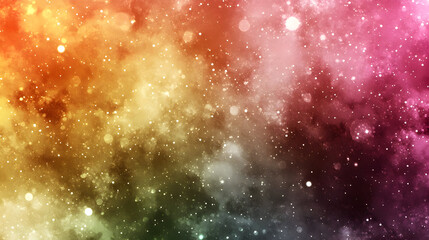 Fototapeta premium Cosmic Nebula Abstract Background Illustration