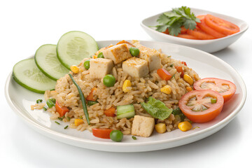Vegetarian fried rice Thai style recipe
