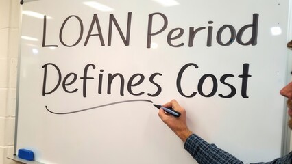 Obraz premium Understanding Loan Period and Its Impact on Financial Costs in Personal Finance and Budget Planning
