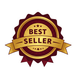 Premium 'Best Seller' Medal with Gold Banner