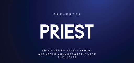 Modern abstract digital tech font. Logo creative font, type, technology, movie, digital, music, movie. Font and illustration in vector format.