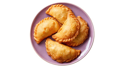 Delicious Panzerotti Italian Street Food isolated on transparent background Remove png, Clipping Path, 