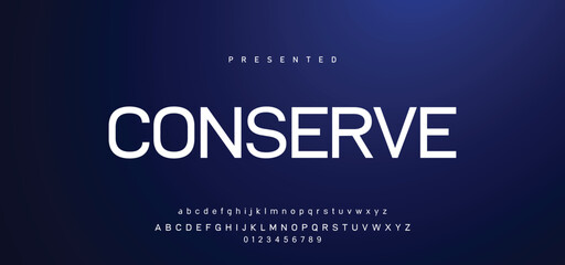 Digital Abstract minimal modern alphabet fonts for logo. Typography technology electronic digital music future creative font. vector illustration.