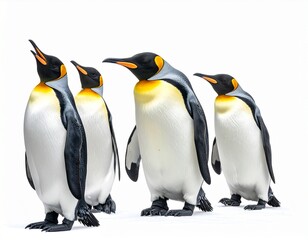 Fototapeta premium Charming Penguin Standing Gracefully
