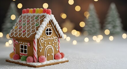 Gingerbread house ornament
