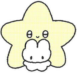 별 토끼 © titi.drawing