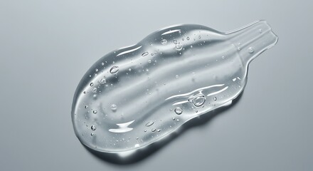 Clear Gel Swatch: Hydration & Purity