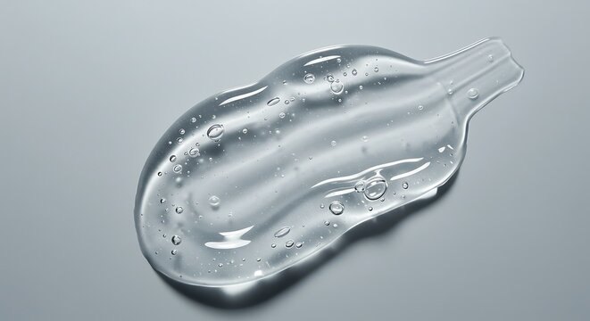 Clear Gel Swatch: Hydration & Purity