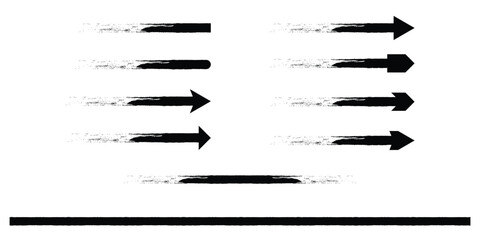 Brush element design vector illustrations.